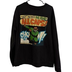 Madvillain MF DOOM Madlib ALL CAPS! Authentic Original Rare Sweatshirt XL
